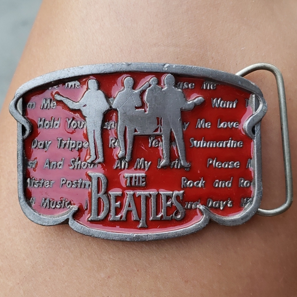 1992 Beatles belt buckle